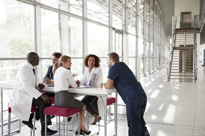 group of happy doctors meeting at hospital office The Michener Institute