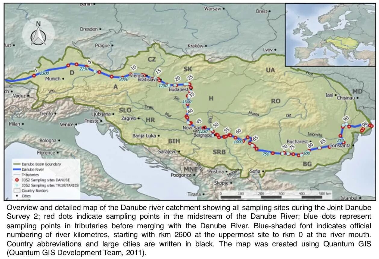 Страны через которые протекает дунай. Бассейн реки Дунай. Река Дунай на карте. Бассейн Дуная на карте Европы. Река Дунай карта от истока до устья.