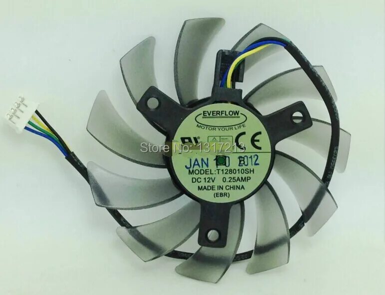 Everflow 40x40 mm DС 12v 0.13amp 4pin. 75 Мм Everflow t128010sm 2pin 2 wire DC 12v 0.20a. Кулер для видеокарты 75 мм. Кулер t125010sk. Кулер карта