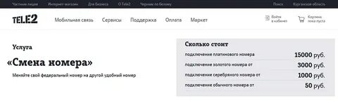 Как сменить номер теле2