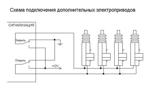 Схема активатора замка