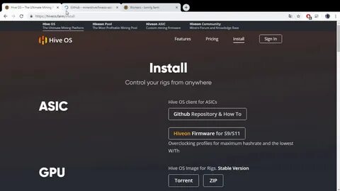 Hive os сайт