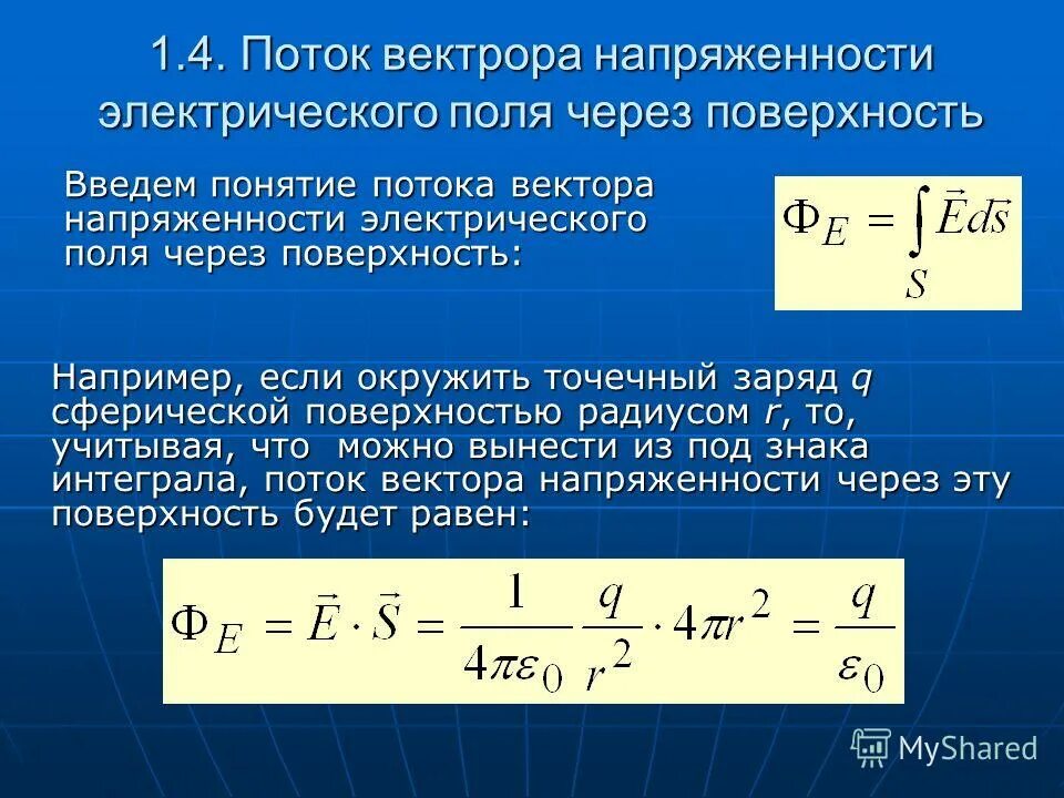 Через поверхность