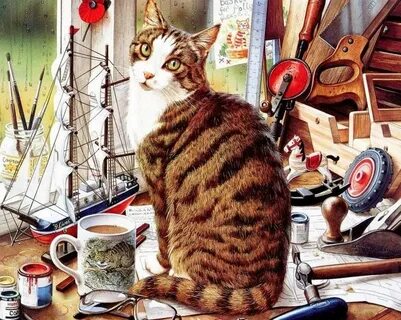 Художник кошек