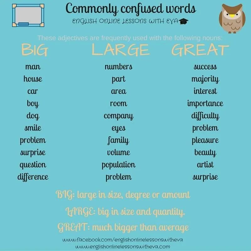 Use big words. Confused words в английском. confusable words правило. words often confused в английском языке. confusing verbs в английском.