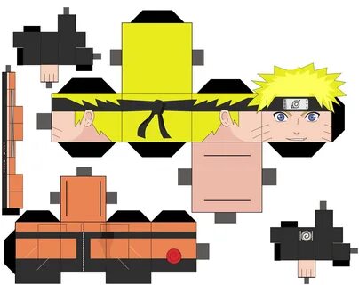 Template Naruto Shipuden And Friends - Paper Replica 06D