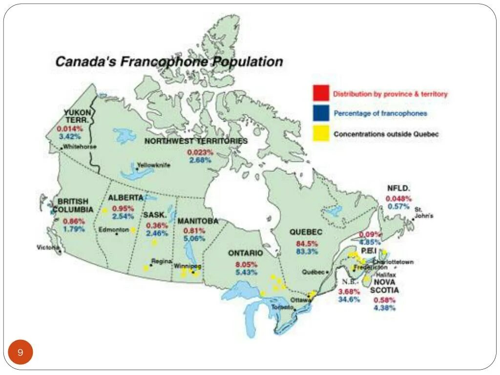 French canada. Франкоязычная Канада. Франкофоны в Канаде. Регионы Канады по языку. Провинции и территории Канады.