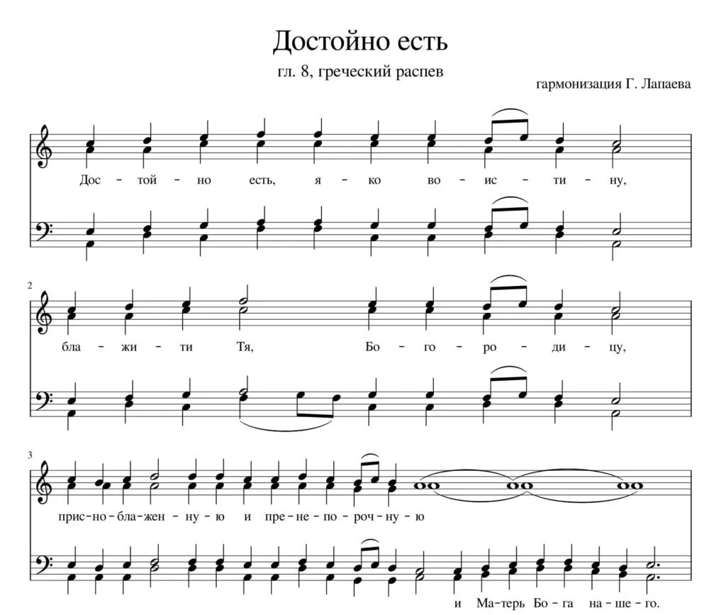 Великого господина и отца нашего. Достойно есть Оптинский распев Ноты. Достойно есть Оптиной пустыни Ноты. Достойно есть Византийский напев Ноты. Достойно есть напев Оптиной пустыни 2 гласа Ноты.