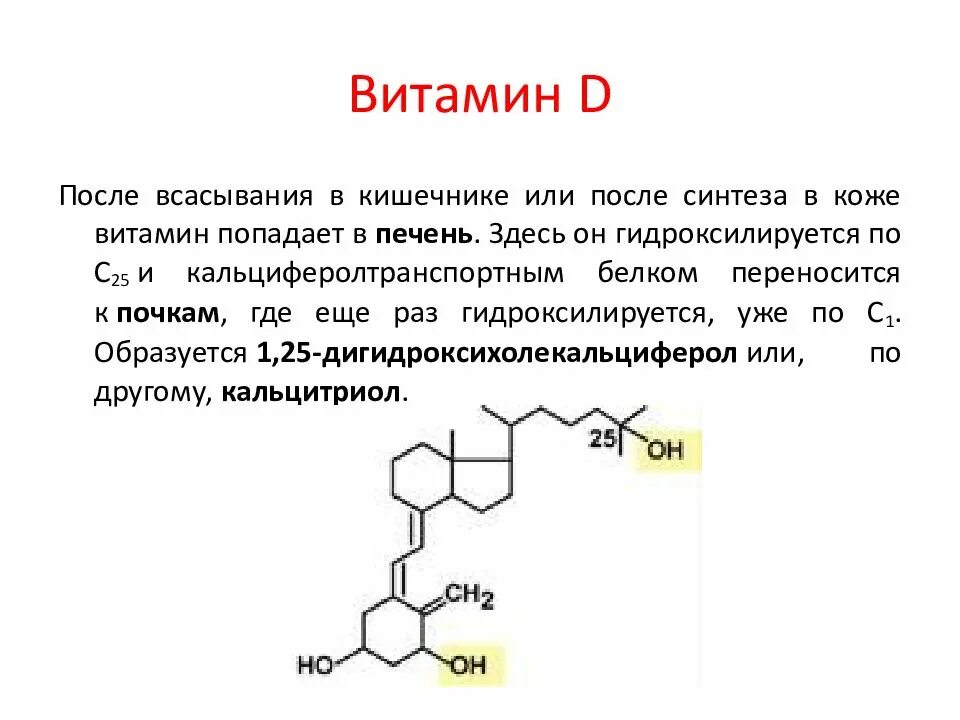 Реакция на витамин д