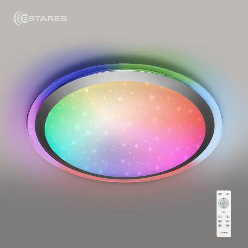 Светодиодный светильник estares Arion 60w RGB R. Светодиодный светильник estares Arion 60w RGB S. Arion 60w RGB потолочный светодиодный светильник с пультом. Светильник estares RGB Pluton 40w. Люстры потолочные светодиодные estares