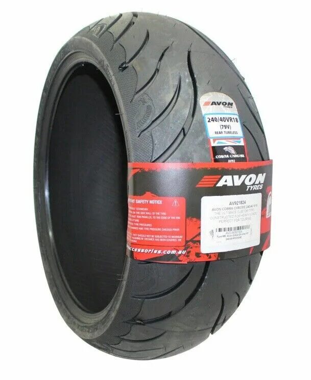 Avon cobra chrome. Avon 240/40vr18 (79v) Cobra Chrome Rear. 240/40 R18 79v Michelin. Avon Cobra 300/35 r18 давление.
