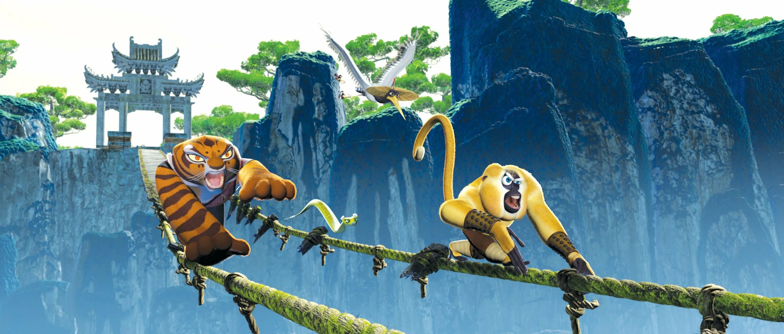 Chameleon kung fu panda