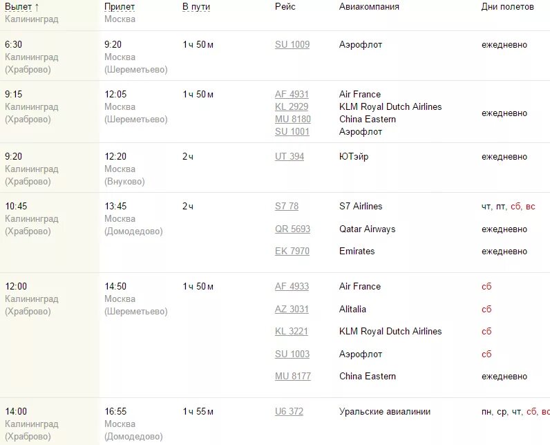 Расписание самолетов челябинск сегодня. Расписание самолетов Москва Калининград. Расписание самолетов Калининград. Рейсы самолетов из Москвы в Калининград. Рейсы в Калининград из Москвы.