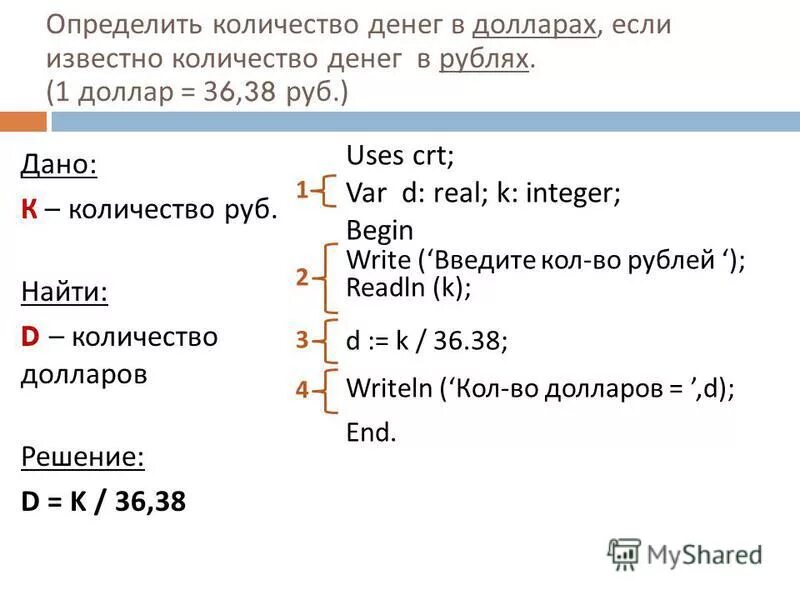 Тест по теме язык программирования паскаль