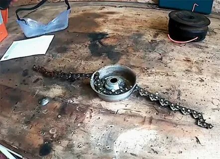 Что можно сделать из цепи от бензопилы
