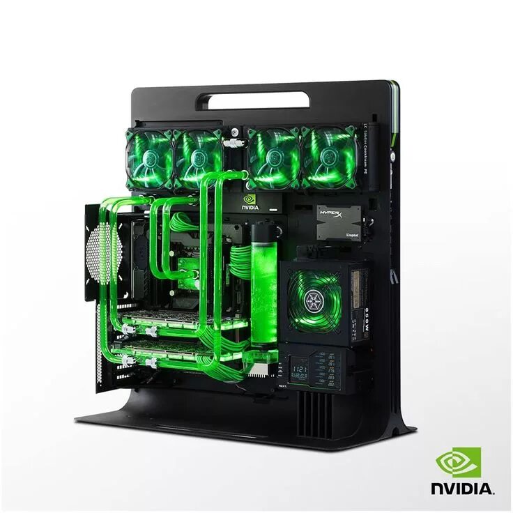 Системный блок Thermaltake Level 10. Системный блок NVIDIA a100. Компьютер (игровой системный блок) qx200 (i3). Водяное охлаждение ПК кастом. Кастомная сжо