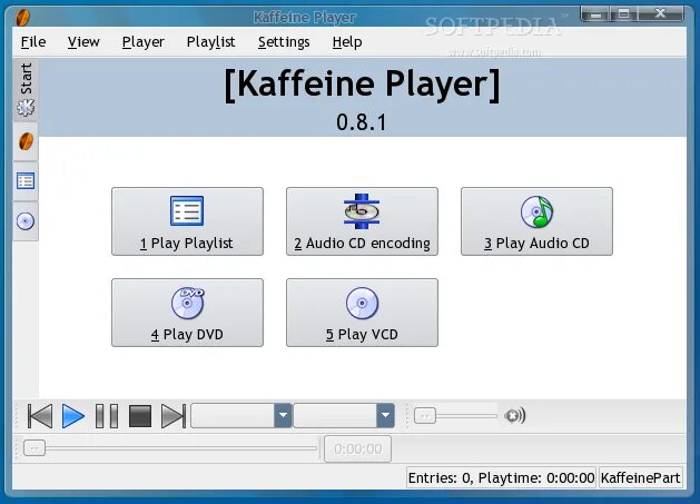 Kaffeine. Kaffeine — мультимедийный проигрыватель. DVR Multimedia Player.