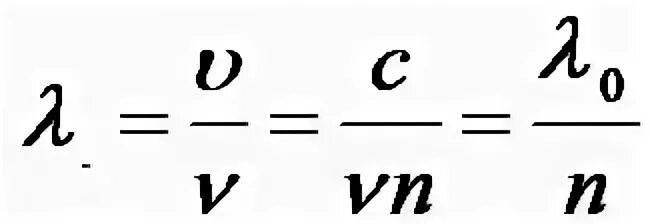 Скорость световой волны формула. Длина волны формула. Длина световой волны форм.