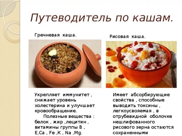 Как часто можно есть кашу. Предводитель по кашам. Путеводитель по кашам. Буклеты путеводитель по кашами. Рисовая каша путеводитель по кашам.