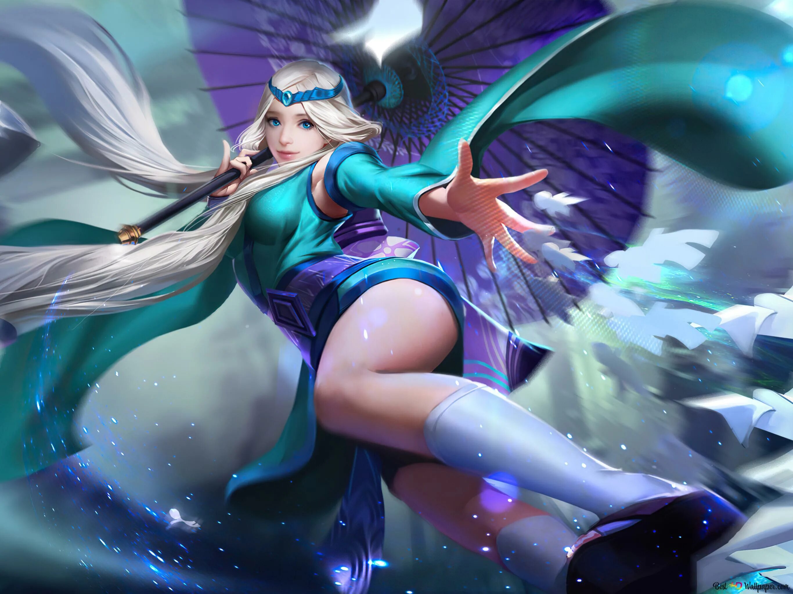 Mobile legends видео. Кагура mobile legends. мия mlbb. герои мобайл легенд кагура. кагура обои mobile legends.