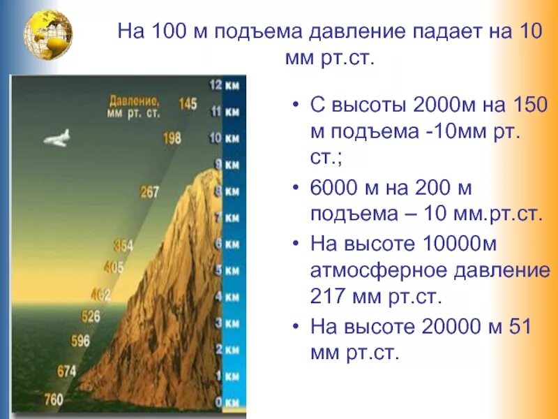 6000 м над уровнем моря. Изменение атм давления с высотой. Изменение атмосферного давления с высотой. Атмосферное давление с высотой. Изменение атмосф давления с высотой.