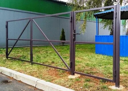 Ворота для забора на дачу