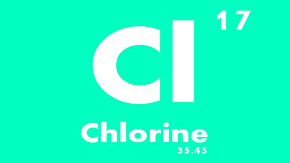 Хлор. Хлор химический элемент. Цвет Chlorine. Хлор химический знак.