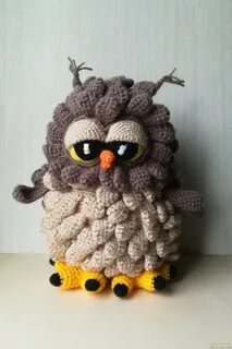 Вязание игрушек совы