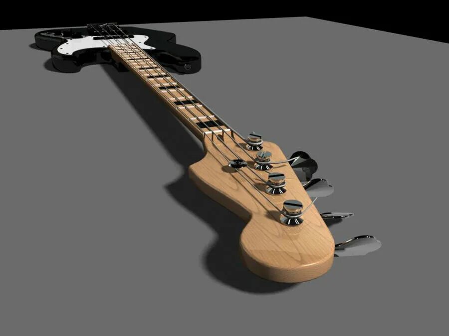 Бас гитара Фендер джаз бас. Бас гитара Фендер 3д модель. Моделька Jazz Bass. Бас гитара 3д ручкой.