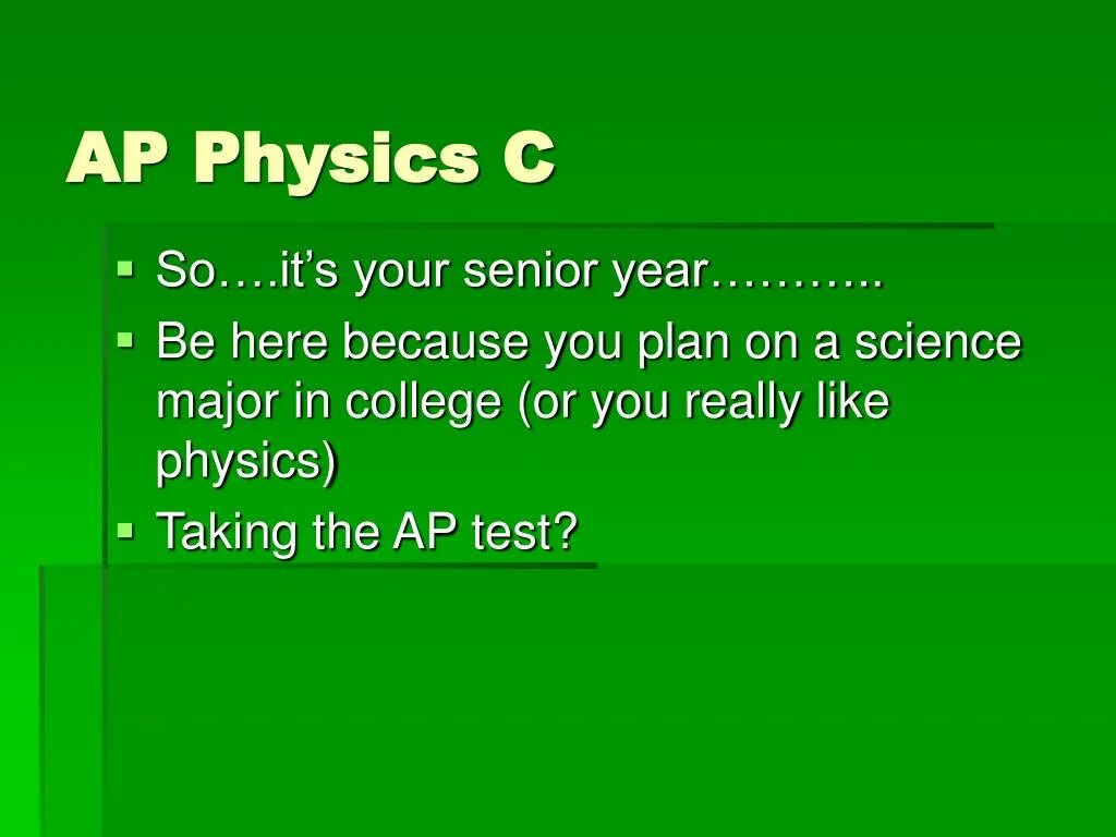 Ap physics. Ap physics