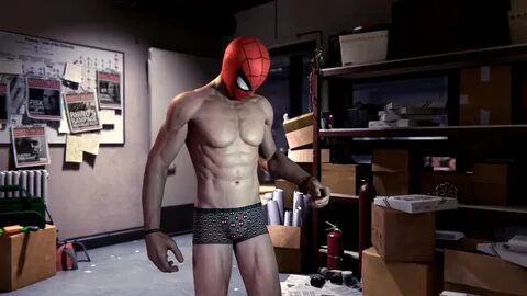 Spiderman ps4 underwear suit.