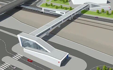 Дорога в железнодорожном проект