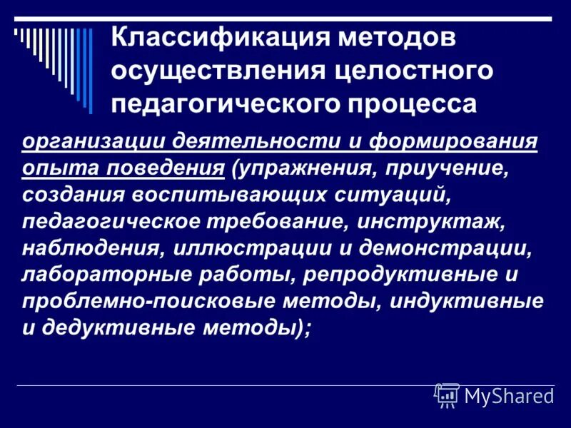 Формирование опыта общественного поведения. Разнообразие методов. Методы формирования поведения упражнения приучение. Выделите методы относящиеся к группе методов организации. Методы формирования опыта деятельности и поведения.