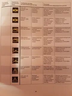 Ошибка на приборной панели 10