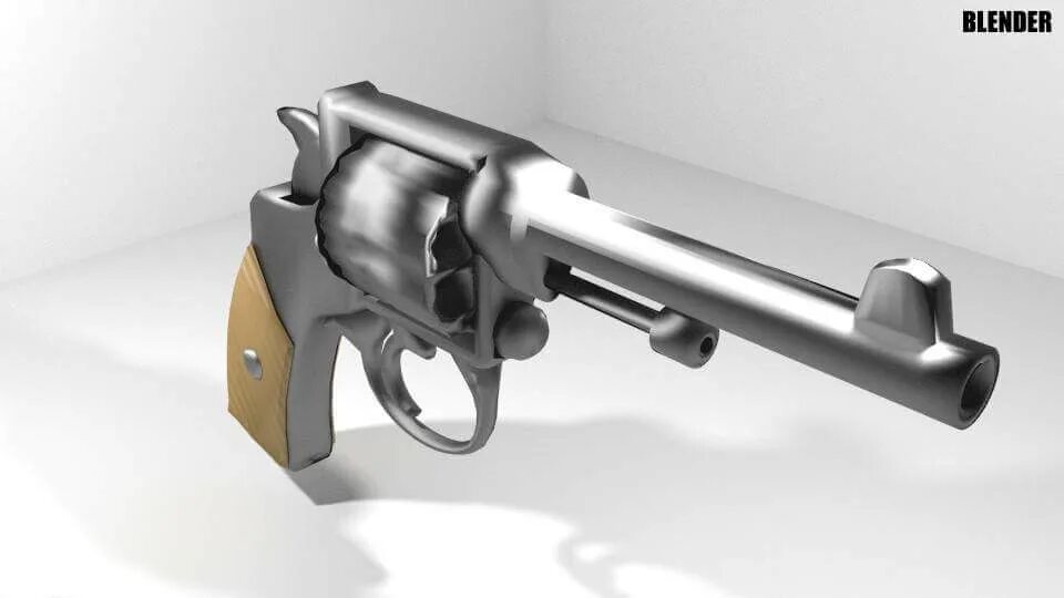 Револьвер 03. Revolver Type 26 3d model. SFM револьвер. Модель револьвера блендер.