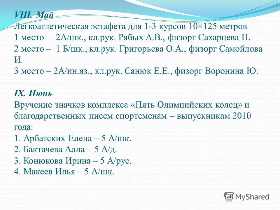 Программа 8 мая. Программа 8 мая