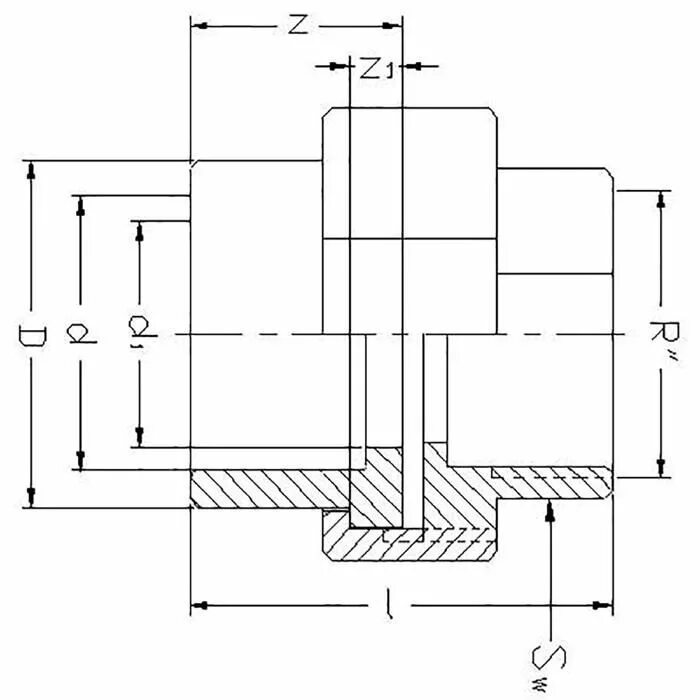 муфта переходная stout (sft-0006-000112) 1 вр(г) х 1/2 вр(г) латунная. размер муфты 3 4. наружный диаметр полипропиленовой муфты на 20. размер муфты 3 4. муфта ⌀32 мм х 1" вр полипропилен чертеж.