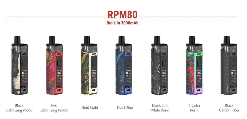 Смок рпм 80. Smok RPM Kit 80w. Под Смок 80 ватт. Smok RPM 80 pod Mod Kit. Вейп Смок РПМ 80.