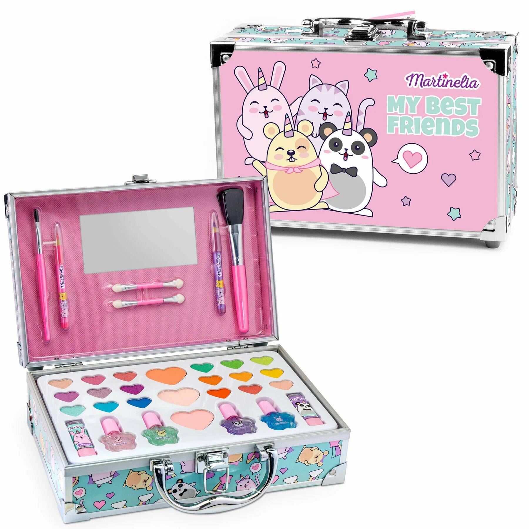 зефирка набор декоративной косметики для девочек. набор косметики для девочек зефирка кейс. чемоданчик детской декоративной косметики. набор косметики для девочек. набор детской косметики martinelia.