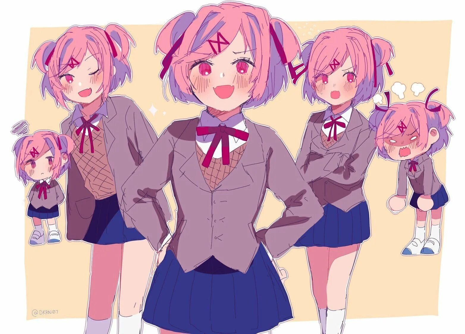 Нацуки доки доки литературный. DDLC Нацуки. Нацуки доки доки. Доки доки Нацуки арт.