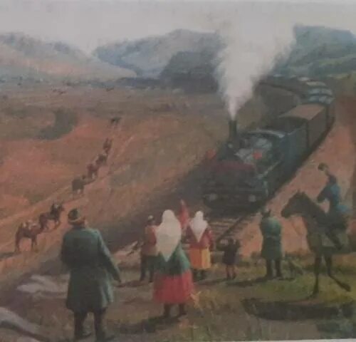 Абылхан кастеев турксиб. Картина турксиб абылхана кастеева. Туркестано-сибирской железной дороги. Туркестано-сибирская железная дорога (1929). Турар рыскулов и турксиб.