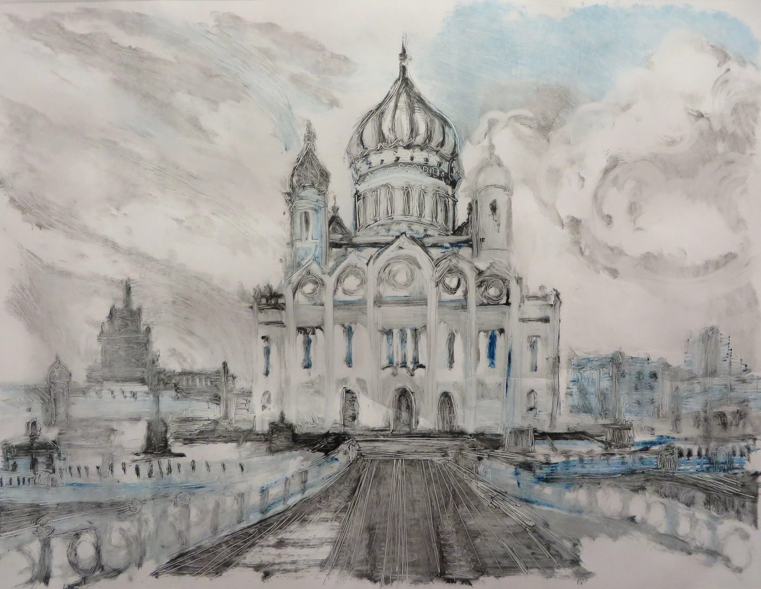 Храм христа спасителя графика. Храм христа спасителя отмывка. московский храм христа спасителя отмывка. храм христа спасителя зарисовка. храм христа спасителя в москве графика.