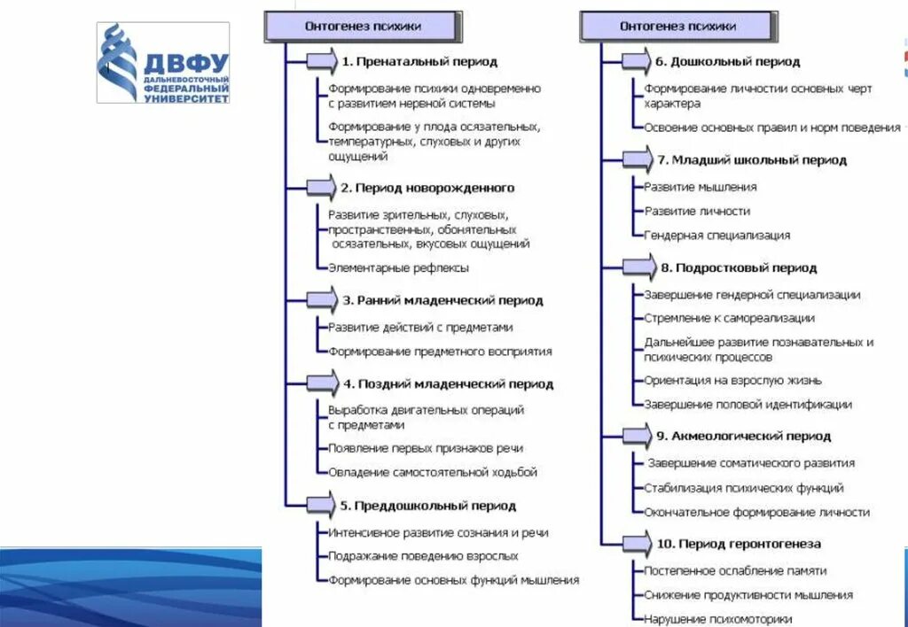 Этапы развития психики в онтогенезе. Формирование психики в онтогенеза. Развитие психики в онтогенезе в психологии таблица. Понятие онтогенеза в психологии.