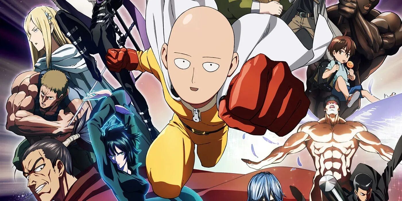 Ванпанчмен шторм. One Punch man Постер.