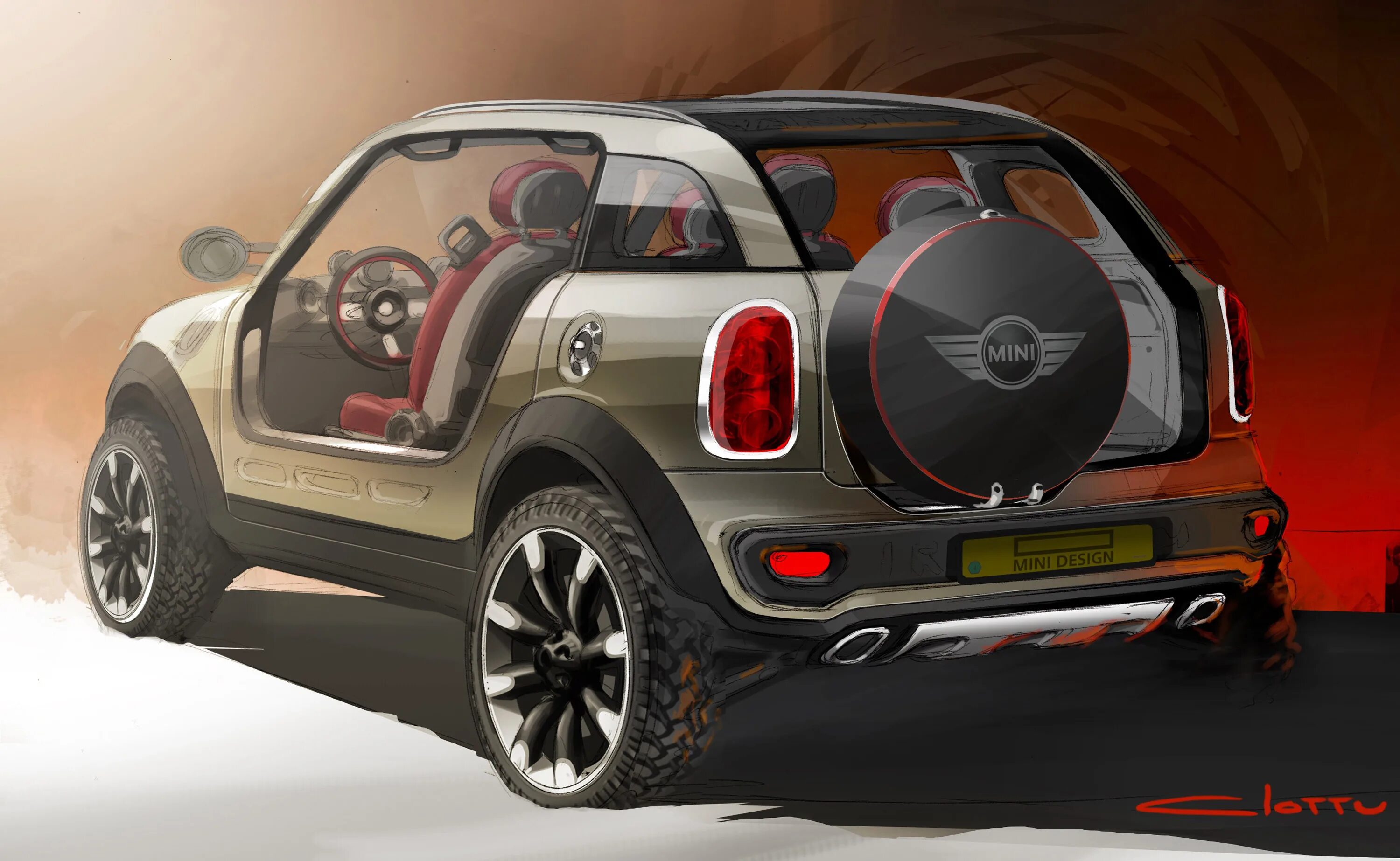 Mini design. Мини купер джип. mini beachcomber concept. мини купер концепт. концепт кар мини купер.