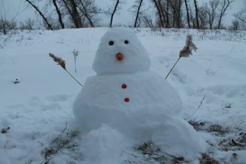 Кто 1 слепил снеговика
