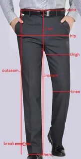 Do the outseam here on your pants