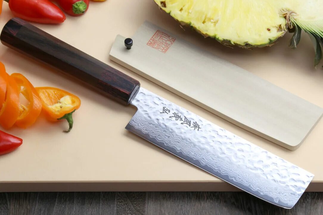 Ножи Santoku Knife. Нож Усуба. Квадратный нож.