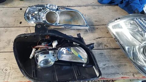 Как разобрать фару нива