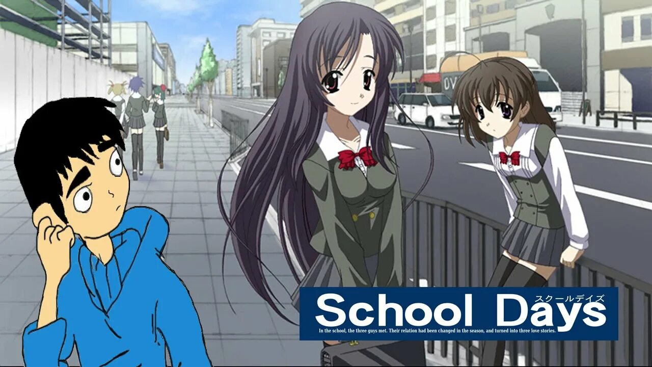 Your school days. School Days визуальная новелла. School Days игра на андроид. Мои школьные дни игра. School Days игра three.